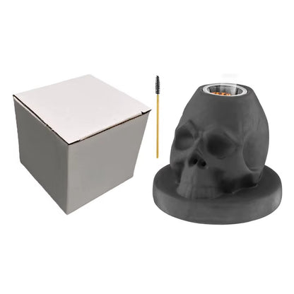 Skull Shape Cocktail Smoker Kit Ceramics Whiskey Smoker Infuser Kit Old Fashioned Drink Smoker Kit Birthday Gifts for Men Dad