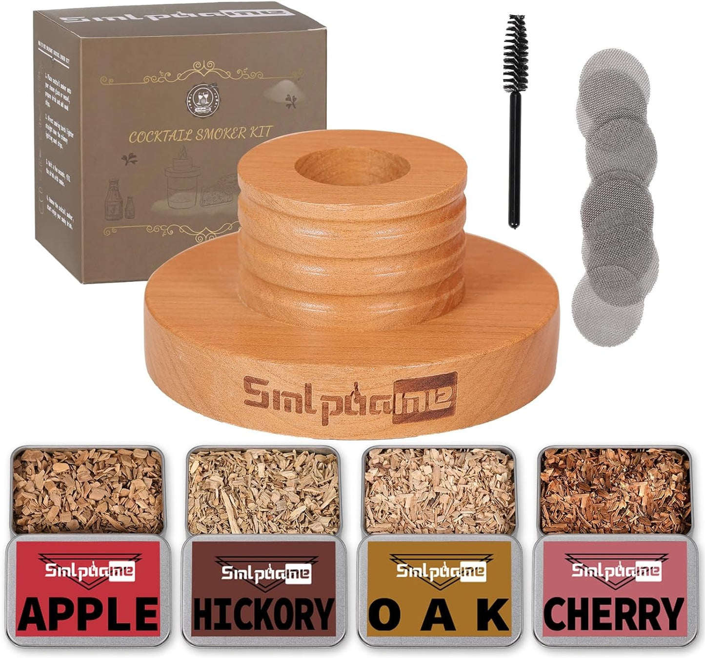 Cocktail Smoker Kit, Old Fashioned Smoker Kit for Bourbon Whiskey Drink, Smoker
